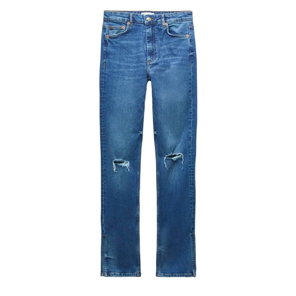 ZARA NWT High-Rise Slim Jeans Flare